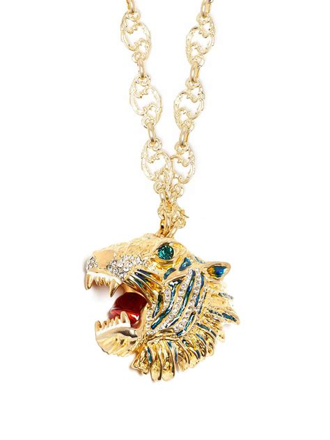 tiger charm gucci|Gucci necklaces women's.